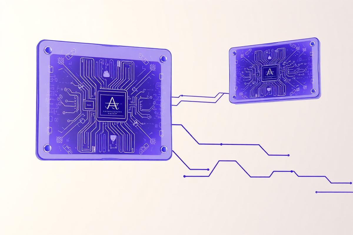 Abstract network of connected nodes illustrating agentic AI executing payment workflows in a bank